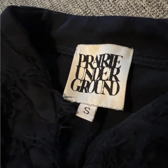 Women’s Prairie Underground Navy Knit Jacket Sz S - Picture 2 of 8